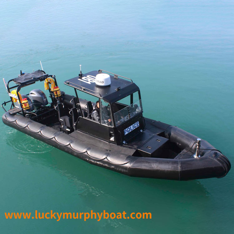 ตำรวจและเรือลาดตระเวนอลูมิเนียม RIB Workboats